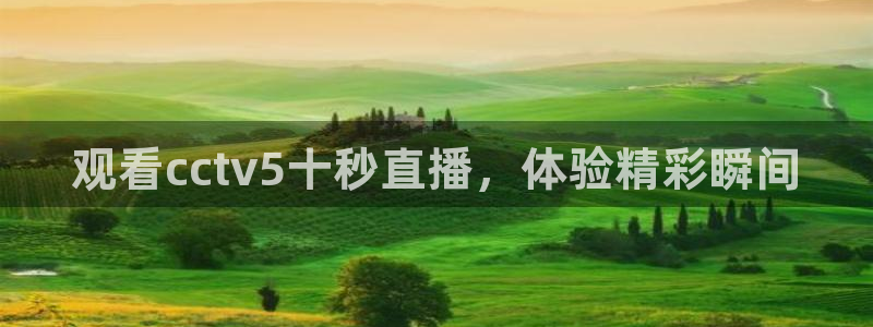 观看cctv5十秒直播，体验精彩瞬间